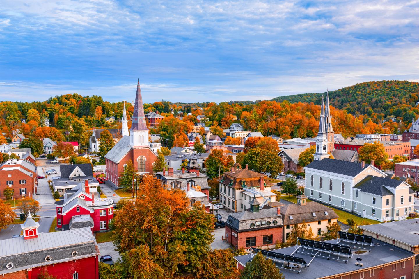 Aerial view of Burlington