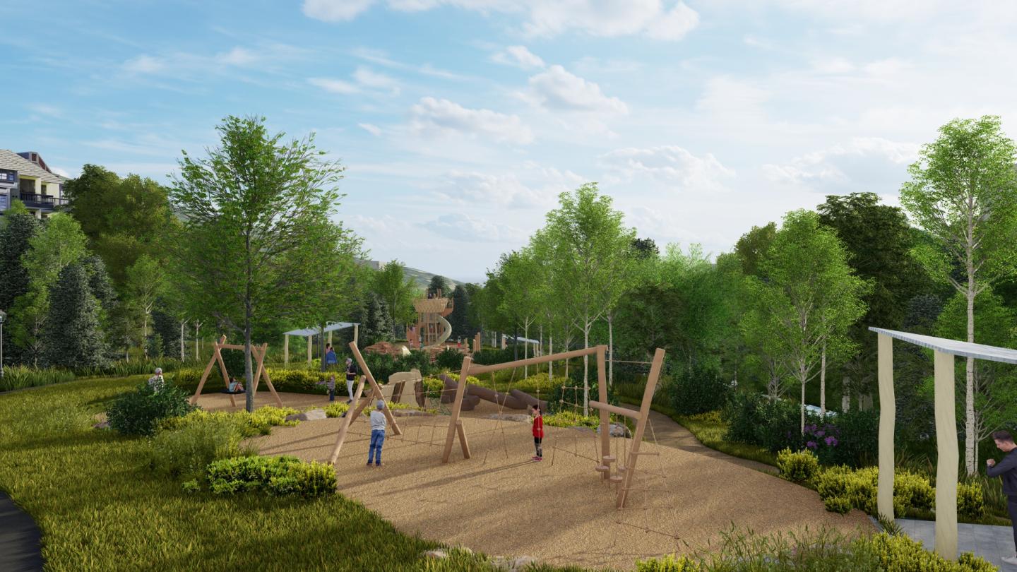 A digital rendering of Beaver Creek Resort