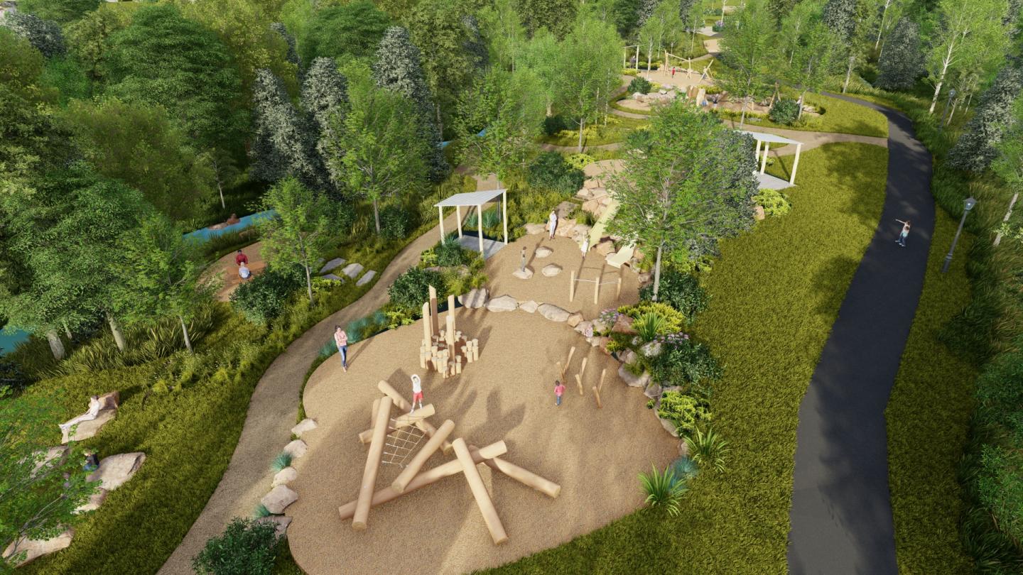 A digital rendering of Beaver Creek Resort