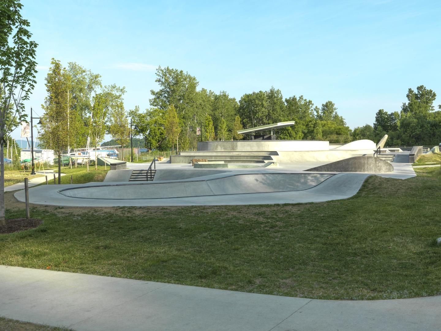 View of a skatepark