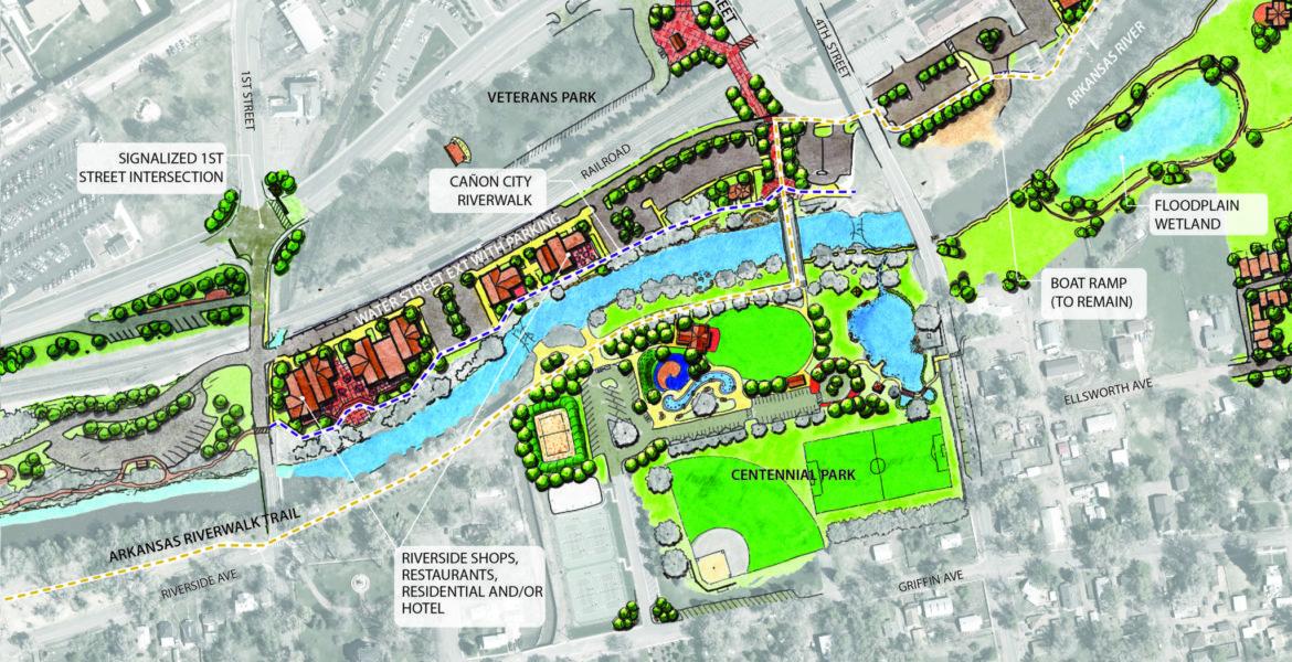 A plan rendering