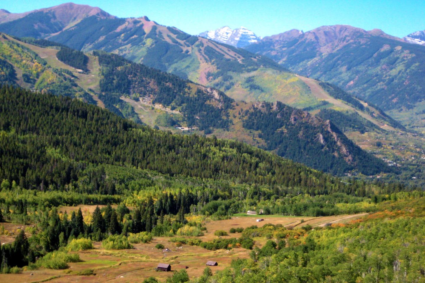 A mountain range