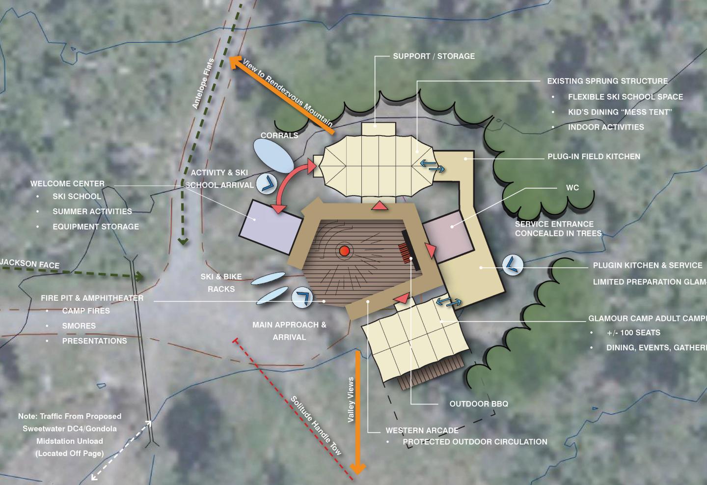 Jackson Hole project plan rendering