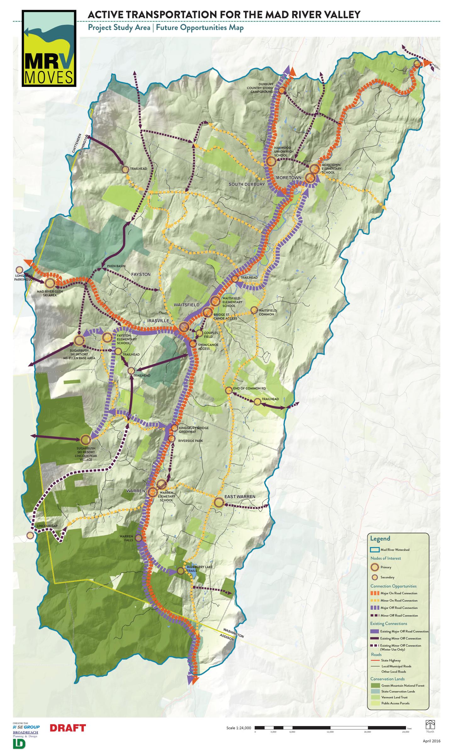 A transportation map