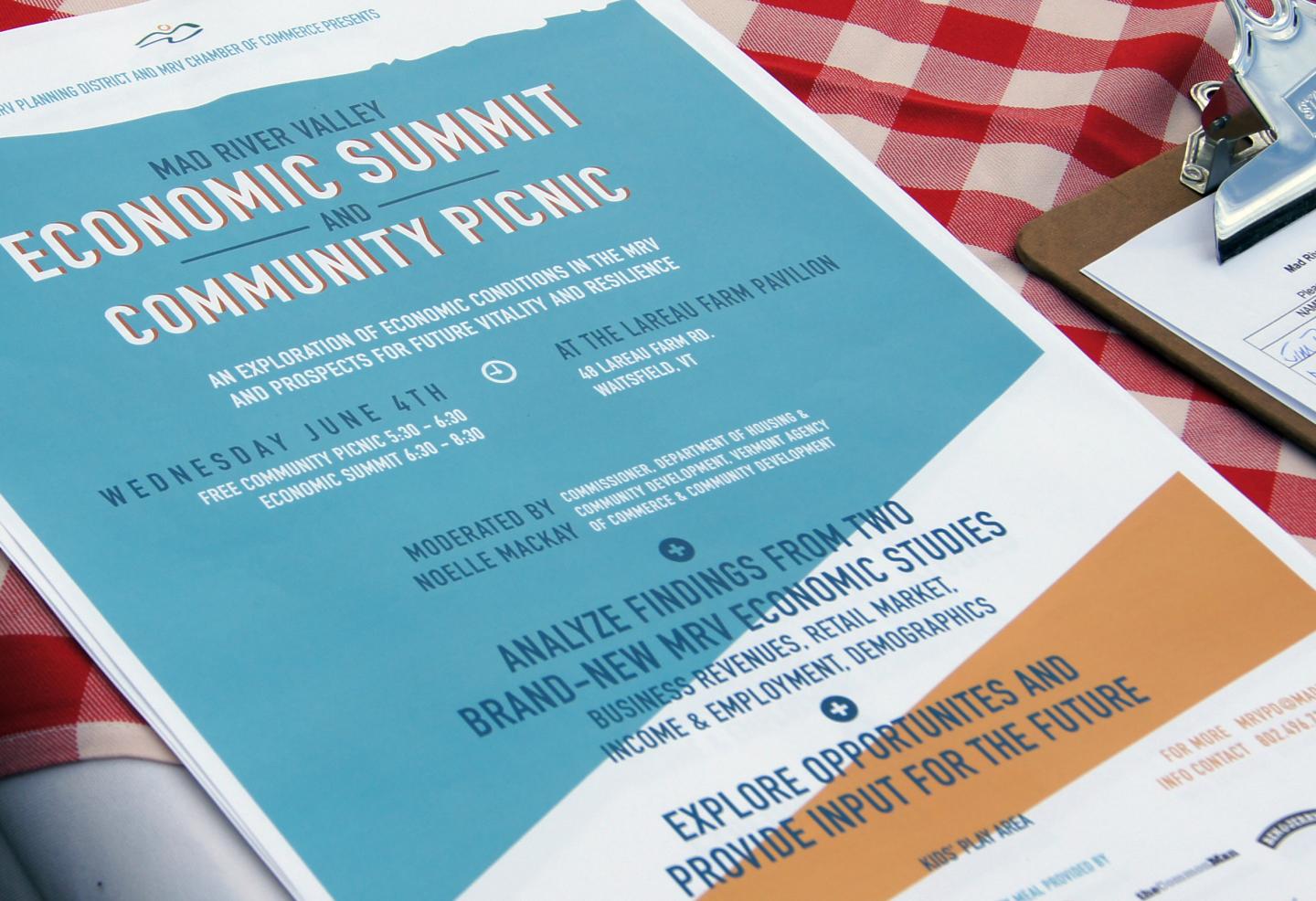 An event poster