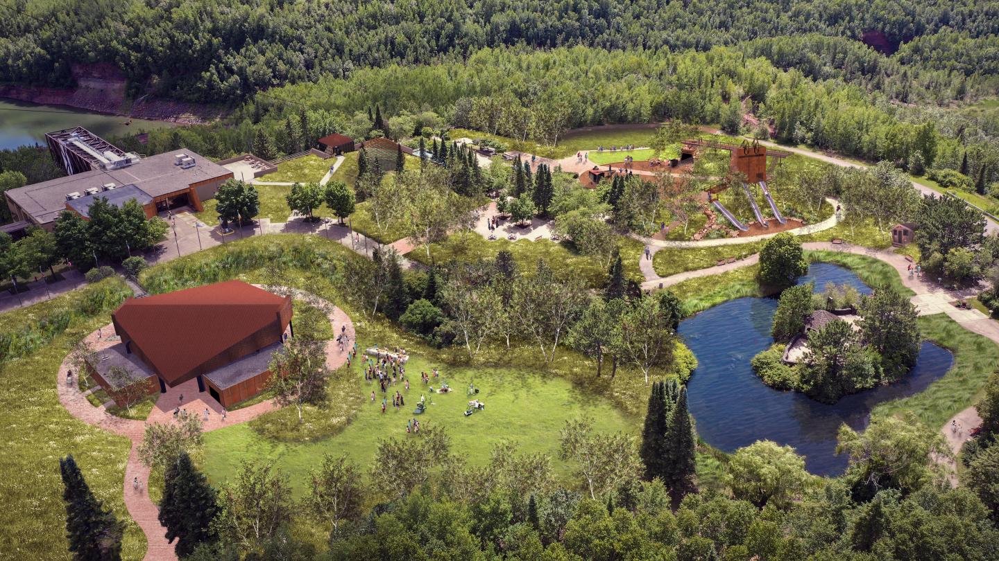 A digital rendering of Minnesota Discovery Centre