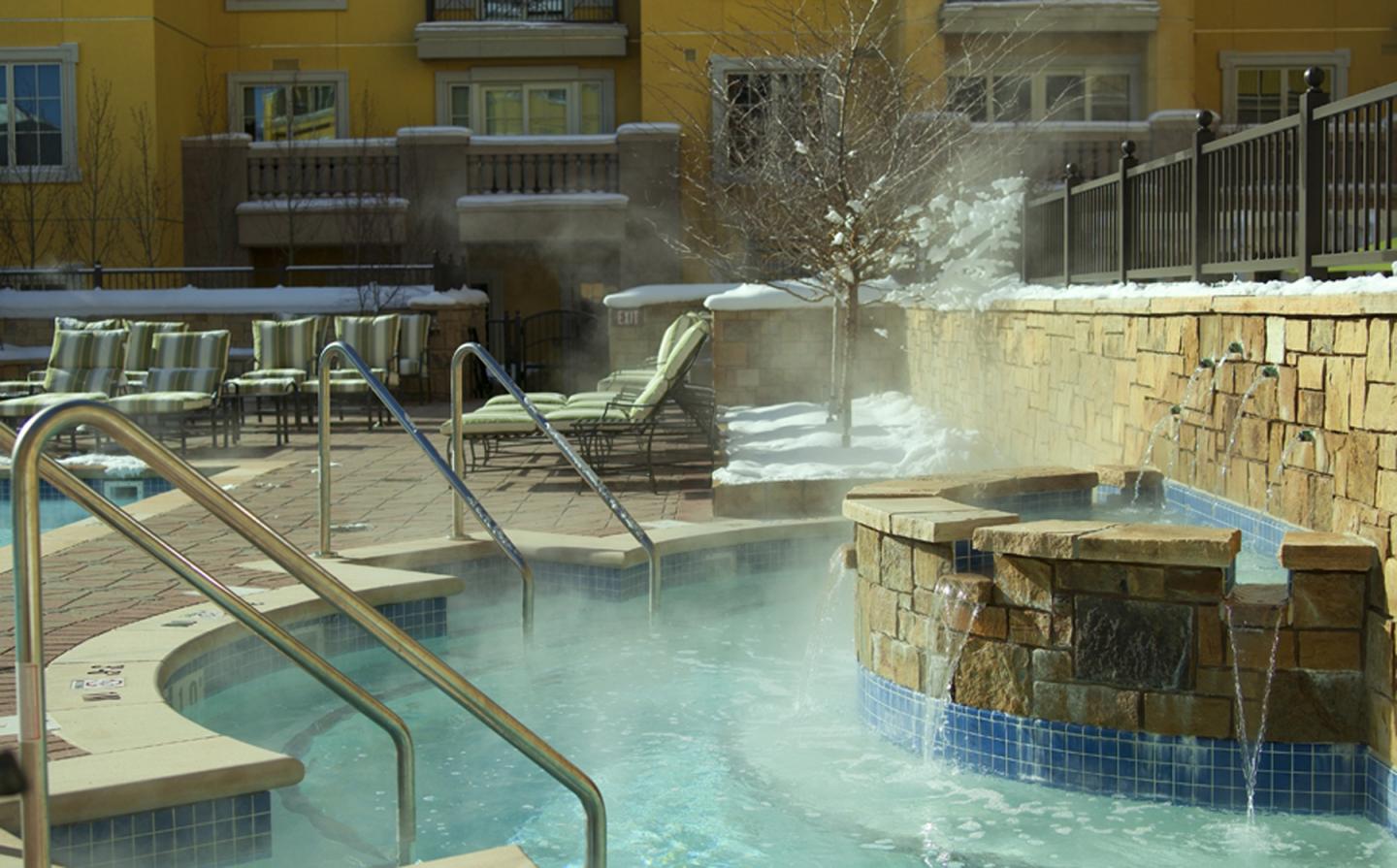 An image of an outdoor hotel spa