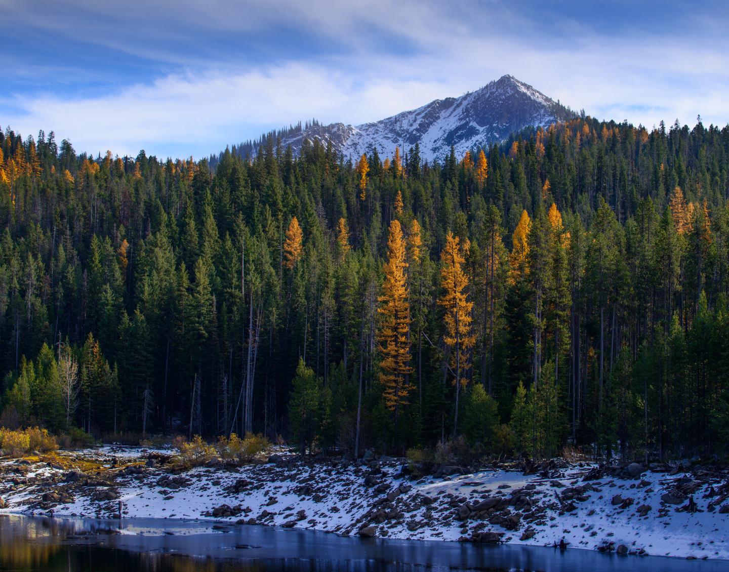 A mountain range