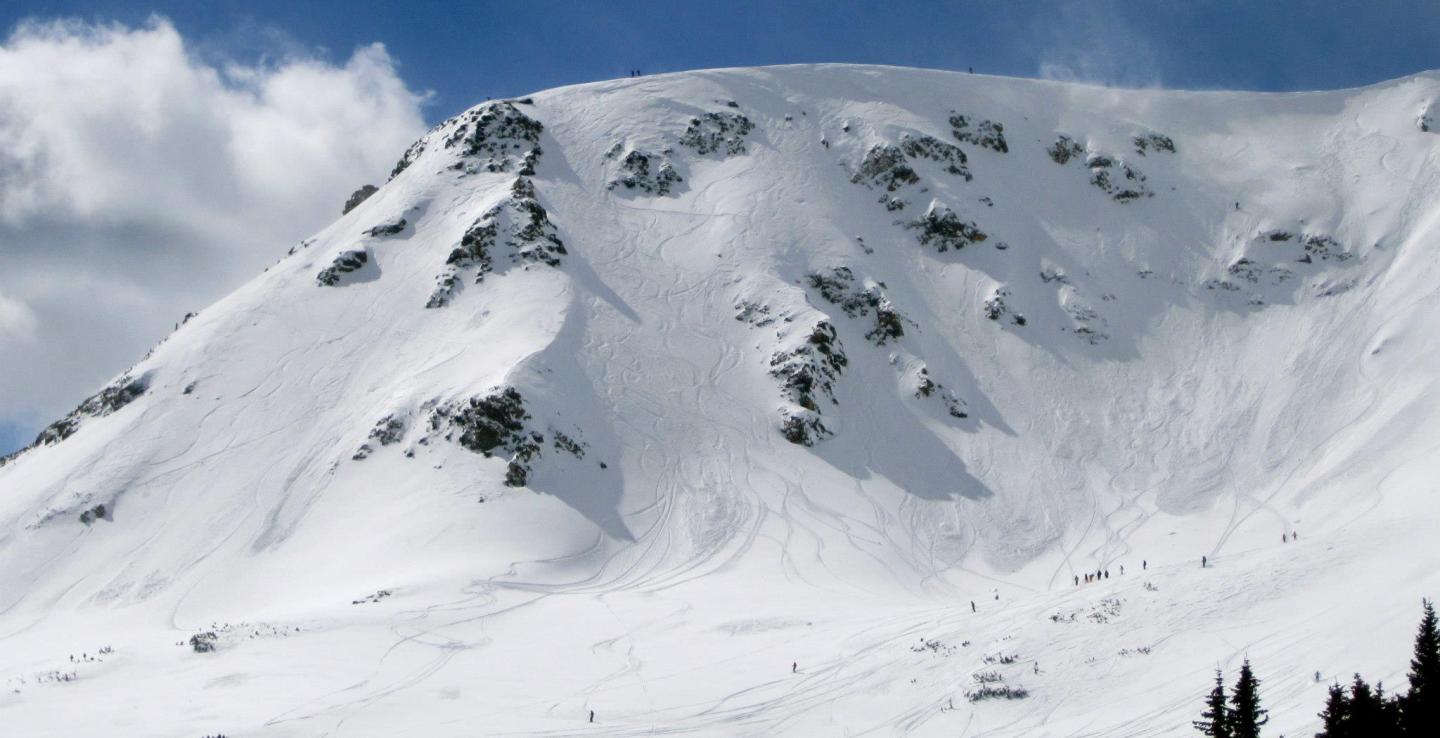 A view of Peak 6 at Breckenridge Ski Resort