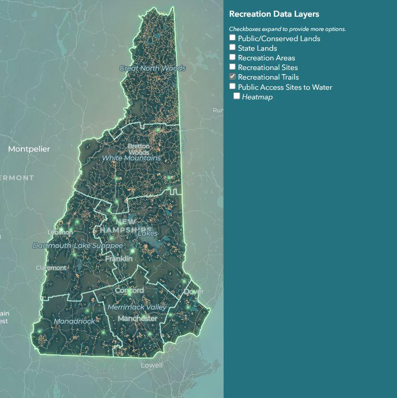 Interactive map for NH Outdoor Industry Inventory 
