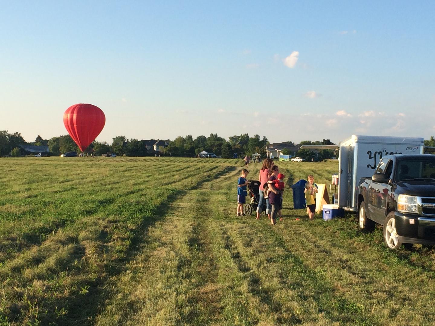 Underwood Park hot air balloon