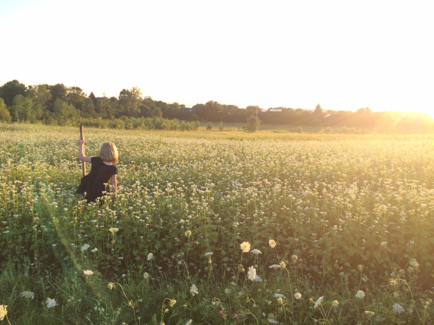 Playing in Underwood park 