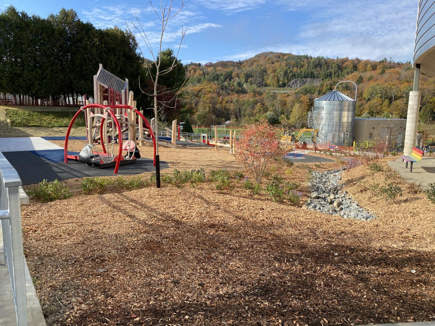 stormwater improvements at st j playground