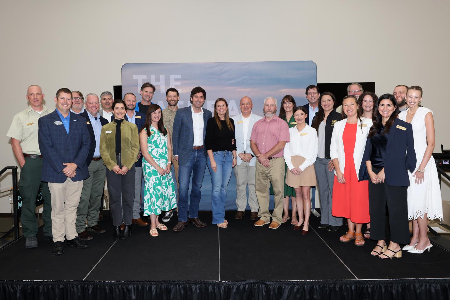 Trails at Mena project team at signing ceremony