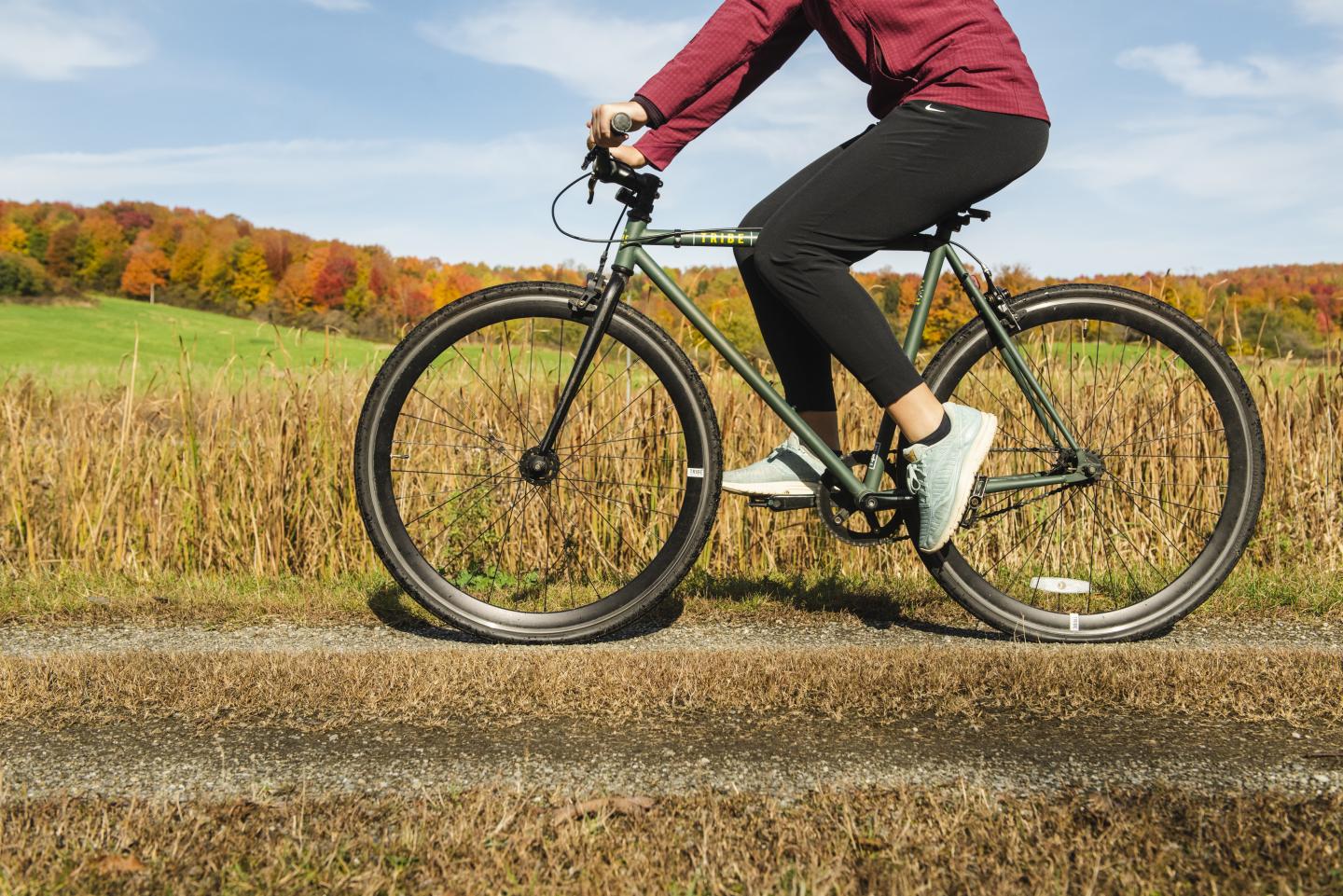Bike on trail