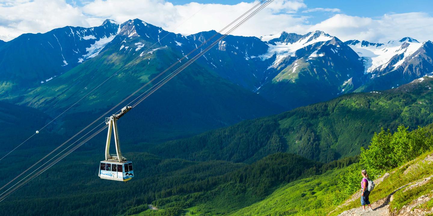 Alyeska tram in summer