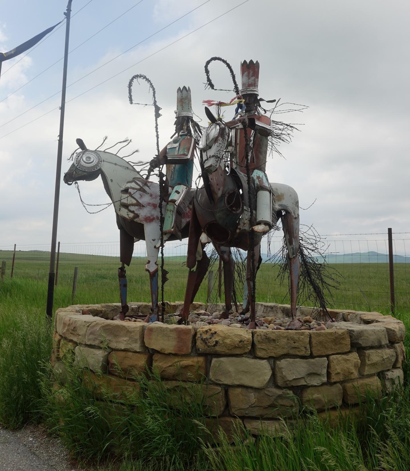 Blackfeet Tribe sculpture