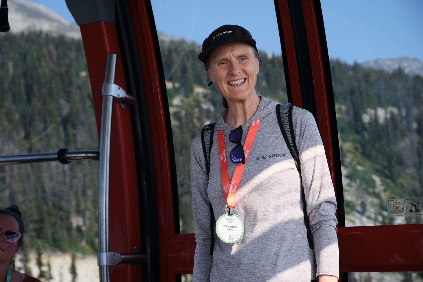 Claire presenting peak 2 peak