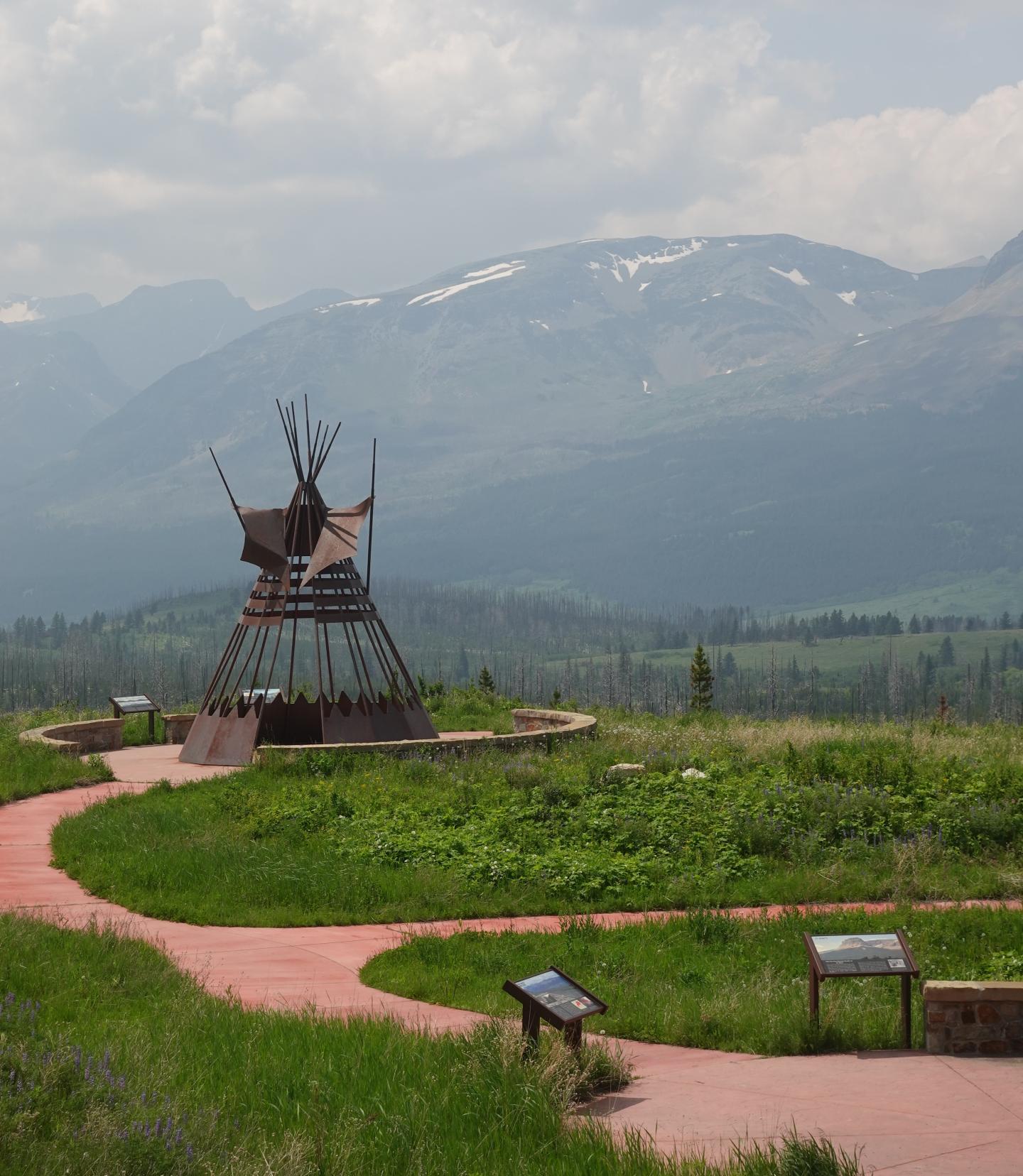 Teepee in Blackfeet Nation