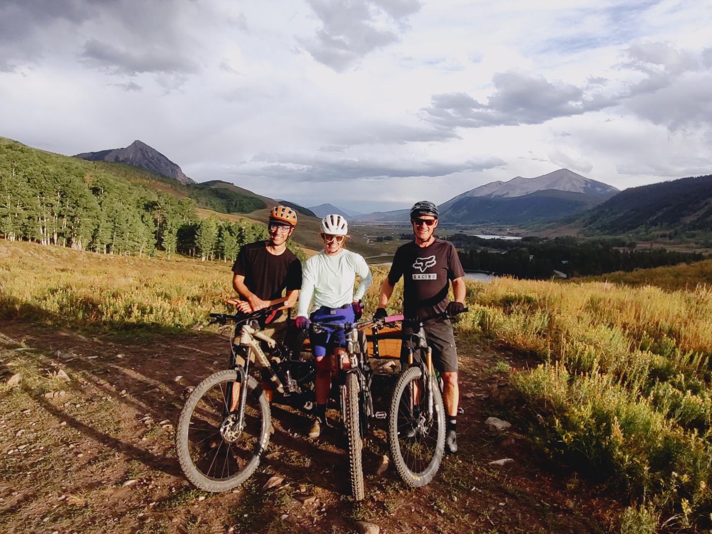 Gabby Voeller enjoying the trails in Crested Butte during a site visit